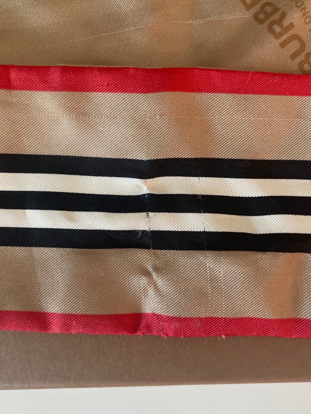 Reversible Burberry Sash